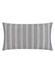 Wylder Navy Abersoch Regatta Feather Filled Cushion - Image 3 of 6