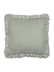 Wylder Sage Martha Embroidered Ruffle Cushion - Image 4 of 6