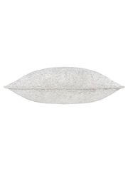 Paoletti Silver Lustre Velvet Feather Filled Cushion - Image 3 of 5