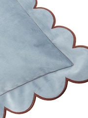 Furn Les Petite Fleurs Gingham Ruffle Feather Filled Cushion - Image 5 of 6