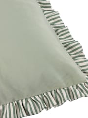 Wylder Solene Ruffle Matte Velvet Feather Filled Cushion - Image 4 of 5