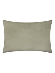 Furn Green Metro Abstract Velvet Jacquard Fibre Filled Cushion - Image 2 of 4