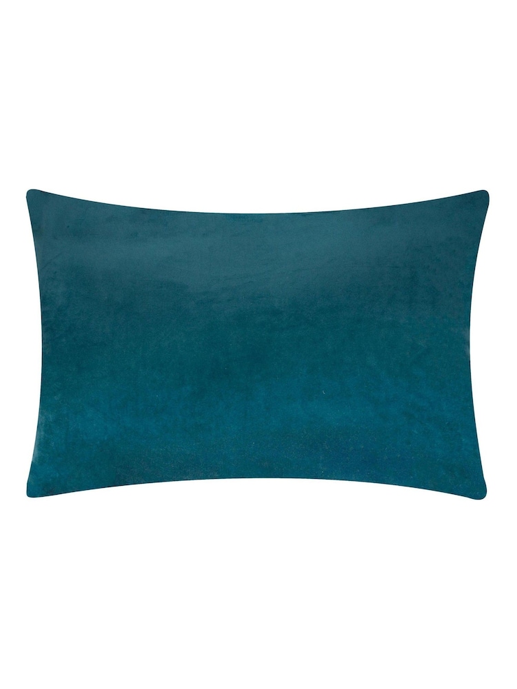 Furn Metro Abstract Velvet Jacquard Feather Filled Cushion - Image 2 of 5 Furn Metro Abstract Velvet Jacquard Feather Filled Cushion - Image 2 of 5