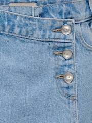 ONLY KIDS Denim Button Skort - 圖片 3/6