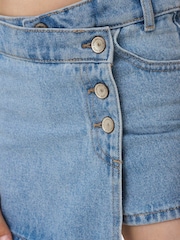 ONLY KIDS Denim Button Skort - 圖片 4/6