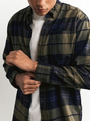 Green Buffalo Check Long Sleeve Shirt - Image 5 of 9