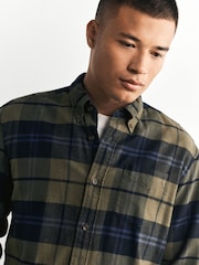 Green Buffalo Check Long Sleeve Shirt - Image 6 of 9