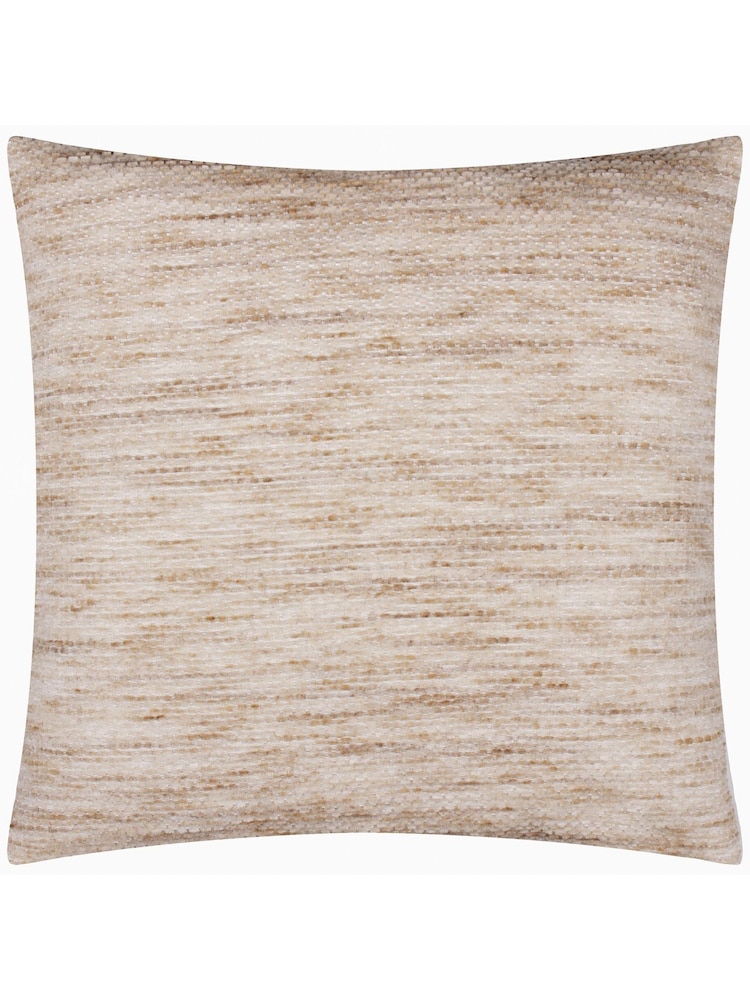 Yard Oatmeal Malvern Chenille Feather Filled Cushion - Image 2 of 5