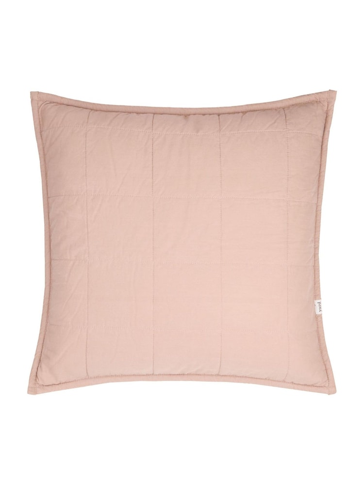 Yard Cotta Hebden Washed Cotton Fibre Filled Cushion - Image 2 of 4 Yard Cotta Hebden Washed Cotton Fibre Filled Cushion - Image 2 of 4