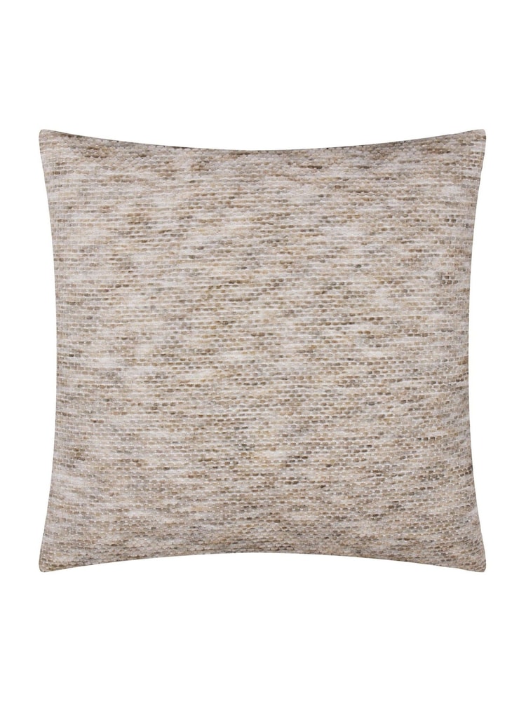 Yard Greige Malvern Chenille Fibre Filled Cushion - Image 2 of 5
