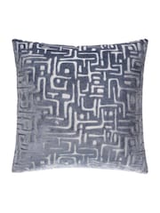 HÖEM Soren Cut Velvet Fibre Filled Cushion - Image 2 of 6