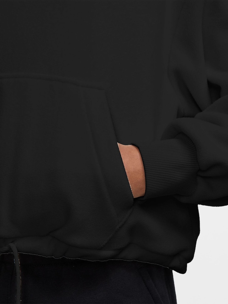 Nike Black Sportswear Fleece Long-Sleeve Hoodie - Image 3 of 3