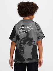 Nike Black Printed Air Logo T-Shirt - Image 2 of 3
