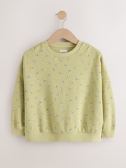 Green/Purple Cosy Rib Sweatshirts 2 Pack (3-16yrs) - Image 2 of 6
