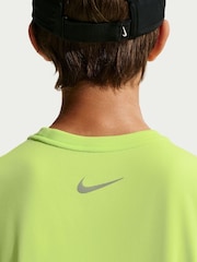 Nike Lemon Yellow Miler Dri-FIT Short-Sleeve T-Shirt - Image 4 of 5