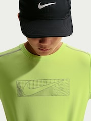 Nike Lemon Yellow Miler Dri-FIT Short-Sleeve T-Shirt - Image 5 of 5