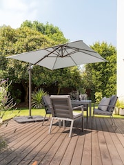 Royce Soft Grey Anthracite Junior 2.5m Garden Cantilever with Cover - Image 1 of 1