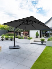 Royce Carbon Anthracite Grey Executive 3m Garden Cantilever - Image 1 of 3