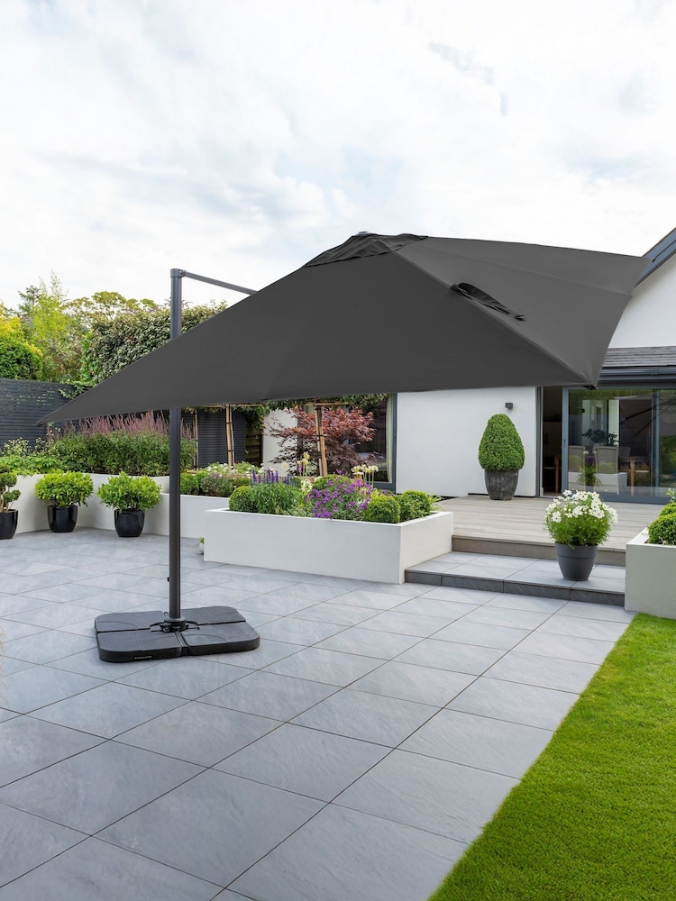 Royce Carbon Anthracite Grey Executive 3m Garden Cantilever - Image 2 of 3