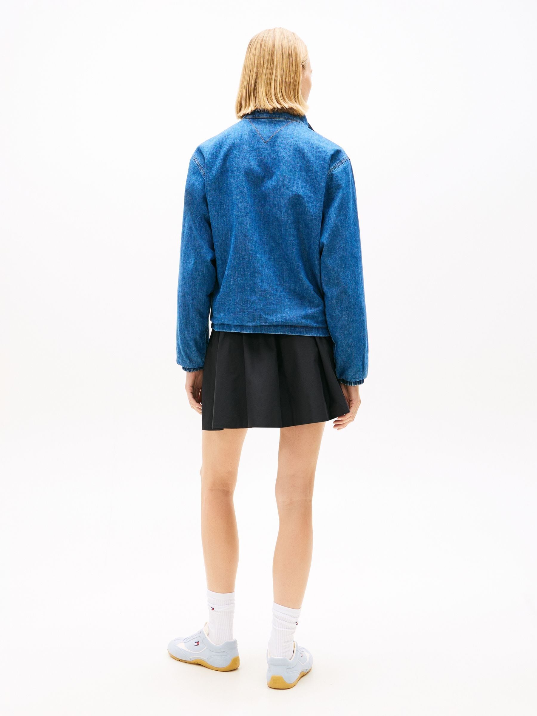 Buy Tommy Jeans Blue Zip-Thru Chambray Denim Jacket from Next