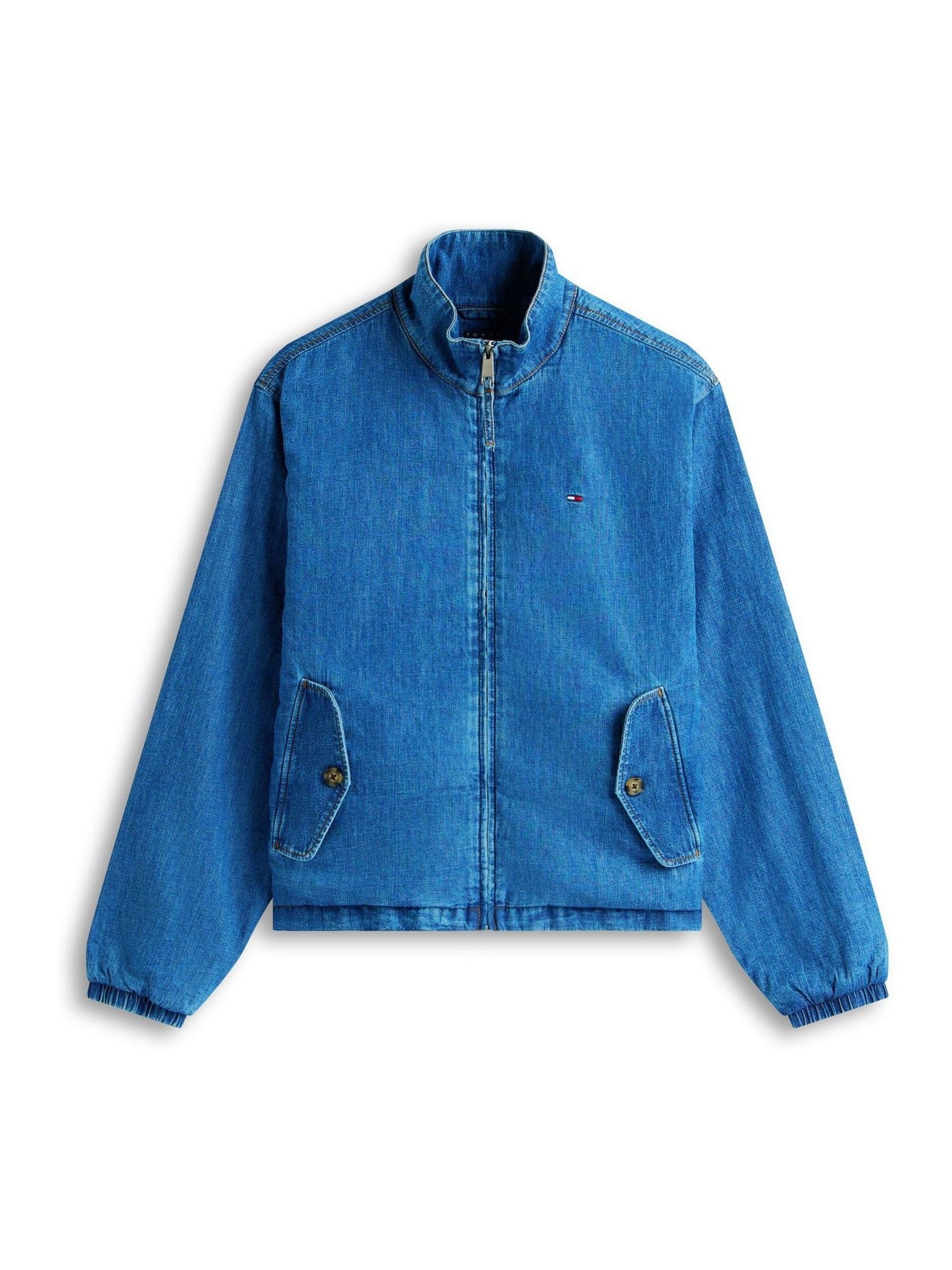 Buy Tommy Jeans Blue Zip-Thru Chambray Denim Jacket from Next USA