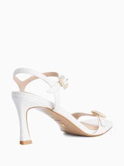 Dune London White Milana Heeled Sandals - Image 3 of 5