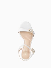 Dune London White Milana Heeled Sandals - Image 4 of 5