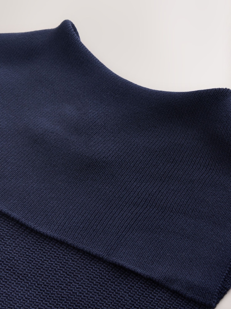 Navy Knitted Tank - Image 7 of 7