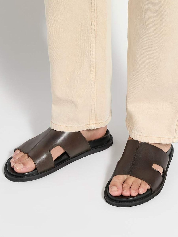 Dune London Brown Ishaa Smart Sandals - Image 1 of 5 Dune London Brown Ishaa Smart Sandals - Image 1 of 5