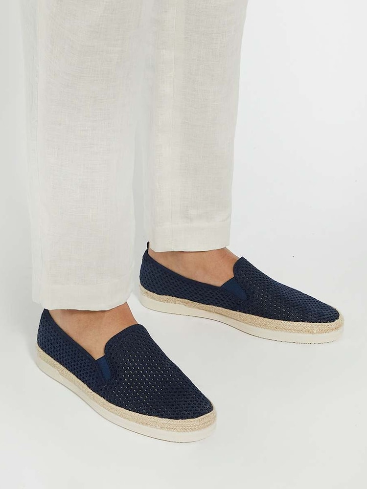 Dune London Blue Fishers Espadrilles - Image 1 of 6