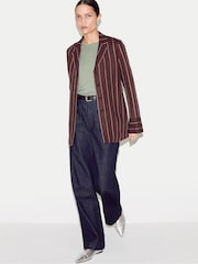 綠色 - Jigsaw Cotton Luxe Raglan Short Sleeve T-Shirt - 圖片 3/5