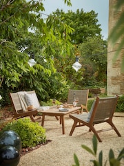 Cox & Cox Brown Augusta Garden Lounge Set - Image 1 of 6