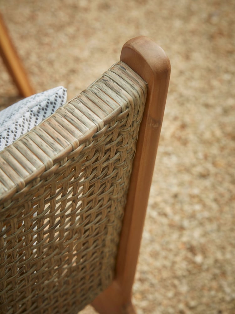 Cox & Cox Brown Augusta Garden Lounge Set - Image 2 of 6