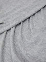 Reiss Grey Marl Wanda Ruched High-Neck Top - Image 6 of 6