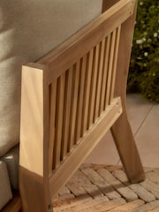 Cox & Cox Brown Ravenna Versatile Garden Daybed - Image 3 of 6