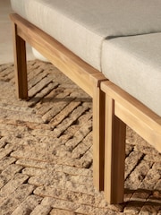 Cox & Cox Brown Ravenna Versatile Garden Daybed - Image 5 of 6