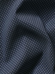 Charles Tyrwhitt Blue Non Iron Performance Twill Print Shirt - Image 6 of 6