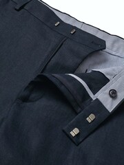 Charles Tyrwhitt Blue Linen Shorts - Image 4 of 5