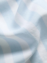 Синий - Charles Tyrwhitt Shorts Sleeve Printed Cotton Linen Shirt - Изображение 4 4