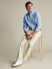 Charles Tyrwhitt Natural Slim Fit 5 Pocket Jeans - Image 3 of 5