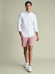 Charles Tyrwhitt Pink Cotton Stretch Shorts - Image 3 of 6