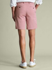 Charles Tyrwhitt Pink Cotton Stretch Shorts - Image 4 of 6