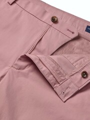 Charles Tyrwhitt Pink Cotton Stretch Shorts - Image 6 of 6