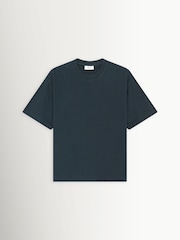NN.07 Blue David Boxy Fit T-Shirt - Image 1 of 1