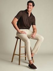 Charles Tyrwhitt Natural Linen Suit Trousers - Image 3 of 10