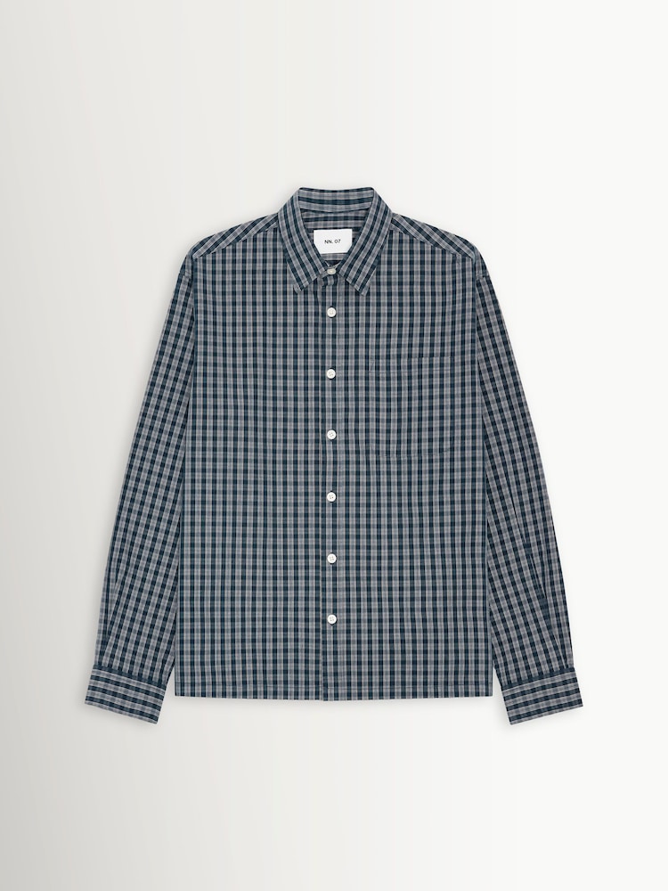 NN.07 Blue Deon 50035 Overshirt - Image 1 of 2