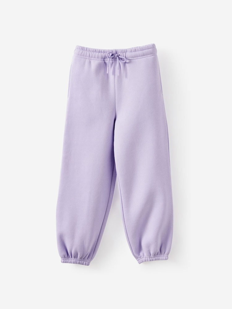Cotton On Purple Sammy Smiley Face Print Oversized Hoodie And Relaxed Joggers Set - Image 3 of 3