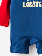 Cotton On Dark Blue Cameron Long Sleeve Swimsuit - Image 3 of 3