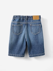 Cotton On Blue Super Baggy Denim Shorts - Image 4 of 5