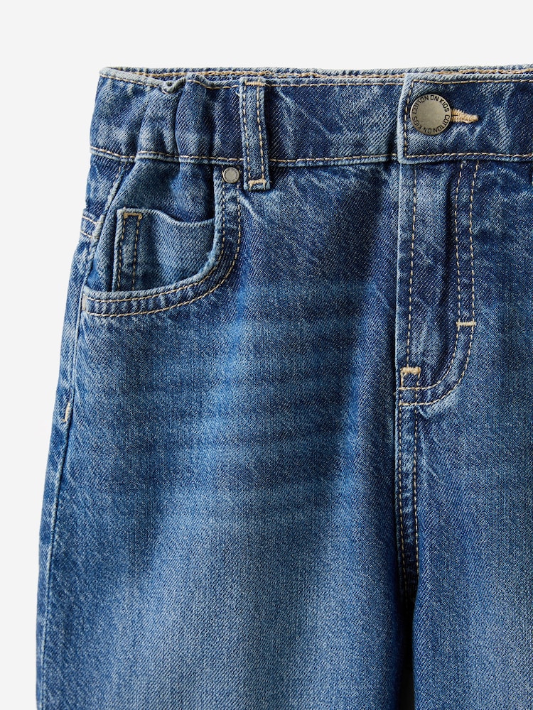 Cotton On Blue Super Baggy Denim Shorts - Image 5 of 5